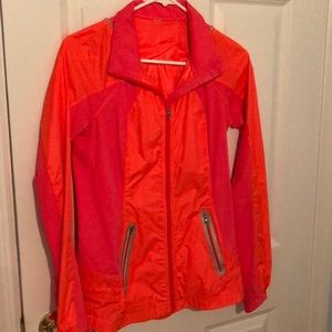 Lightweight orange Lululemon jacket